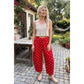 Polka Dot Scuba Barrel Pants