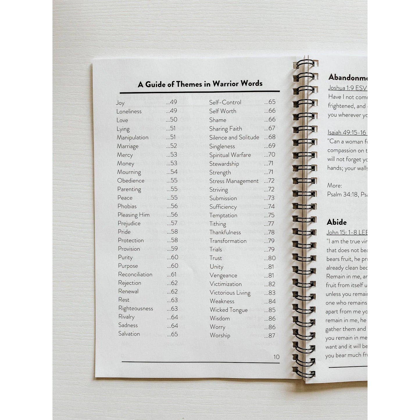 Warrior Words: Scripture Reference Tool