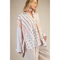 MIXED STRIPE BUTTON DOWN SHIRT