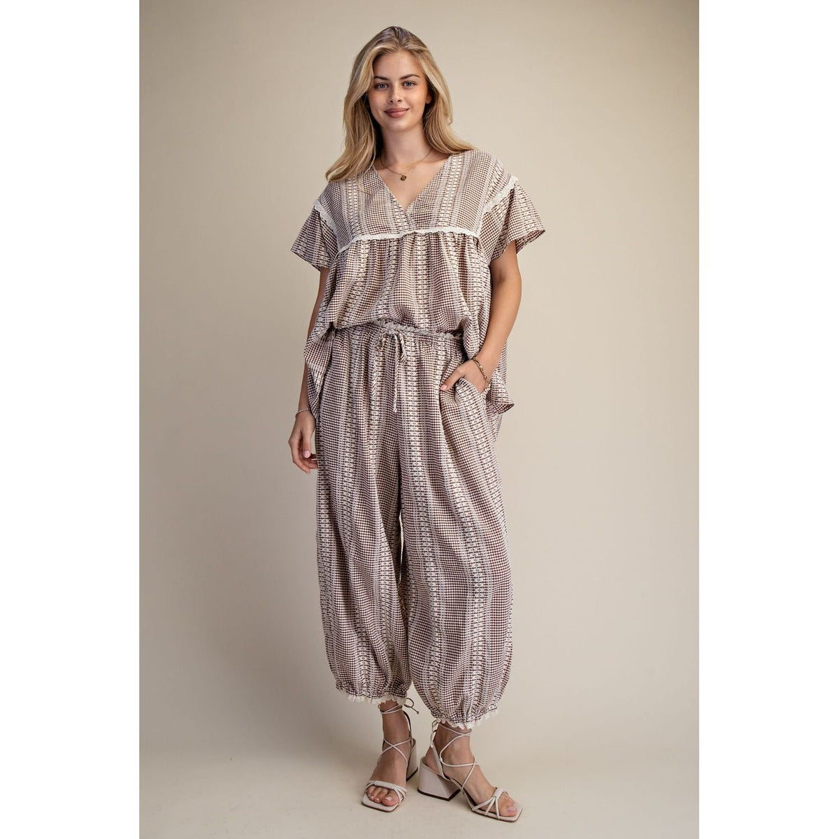 COTTAGE CORE BLOOMER PANTS