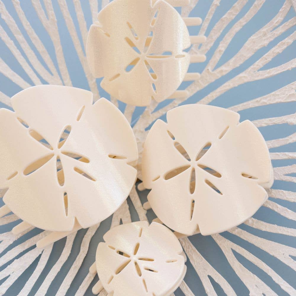 Sand Dollar | Medium | Flat Hair Clip