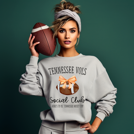 Tennessee football season social club Tshirt or Crewneck