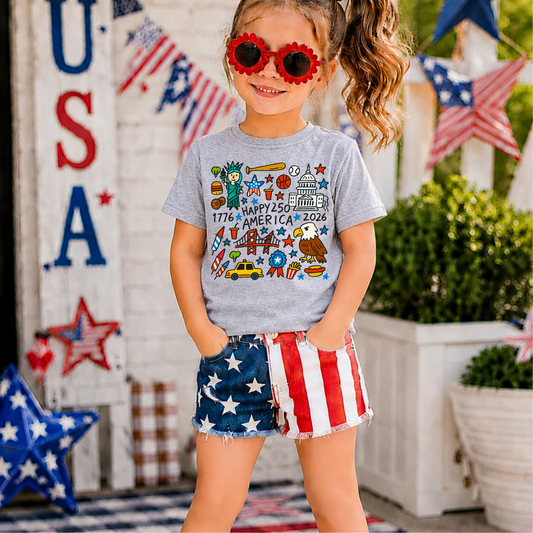 250th AMERICA KIDS TEE