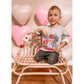 Cool Super Hero Valentine Hearts Kids Tee