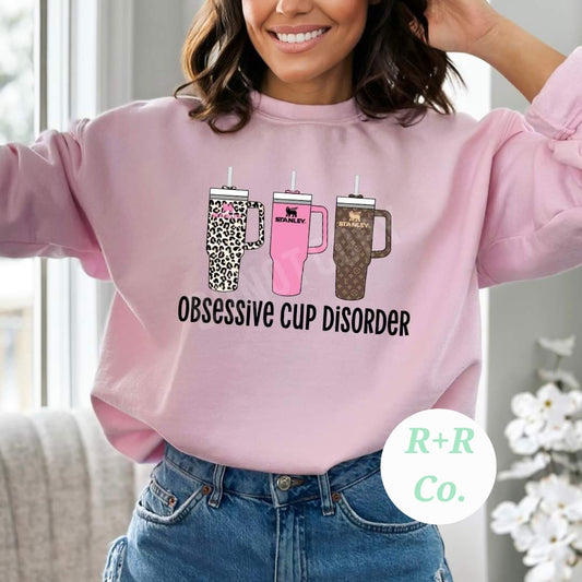 Pink and leopard cup tshirt