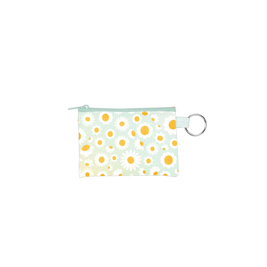 light daisy coin pouch