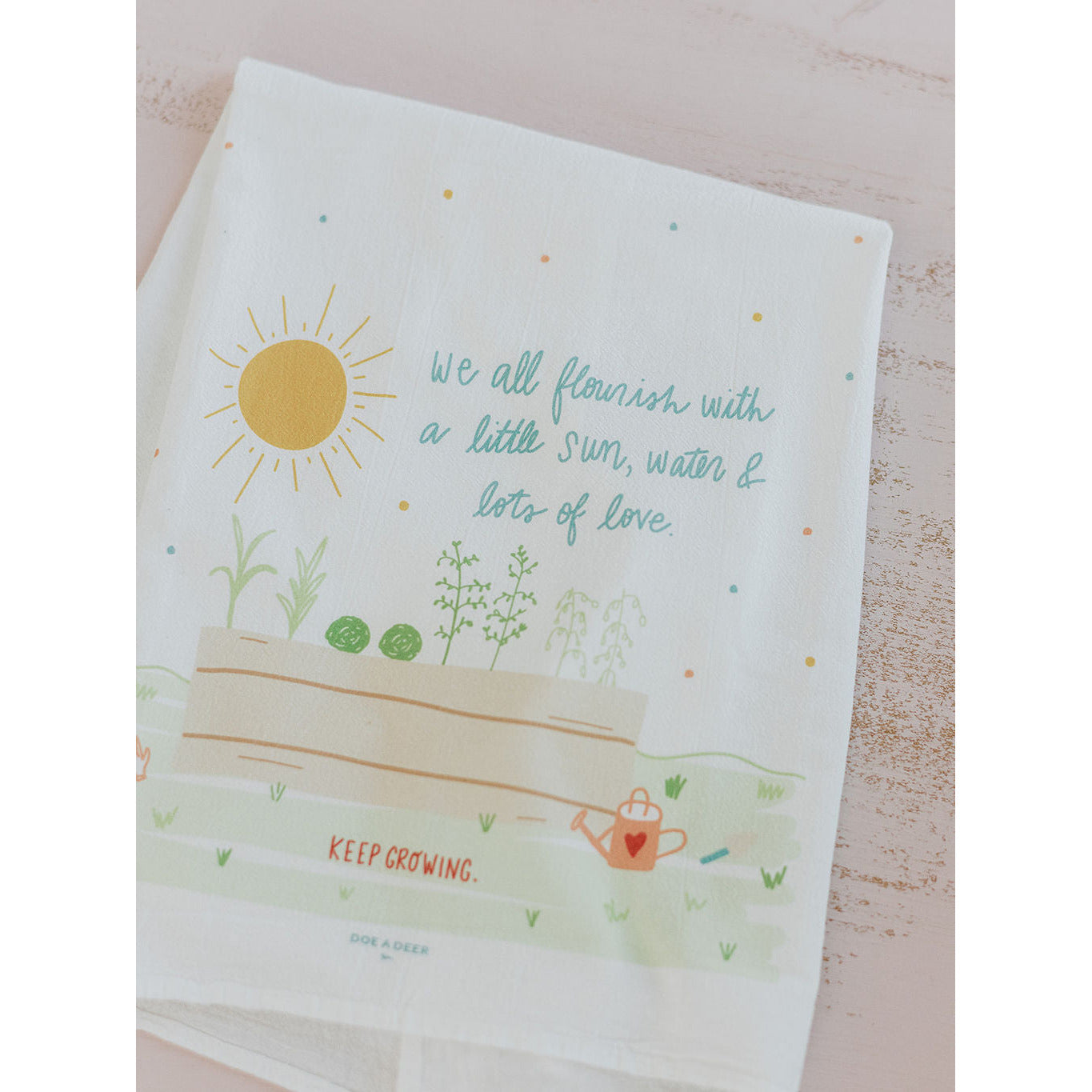 We All Flourish • Flour Sack Towel