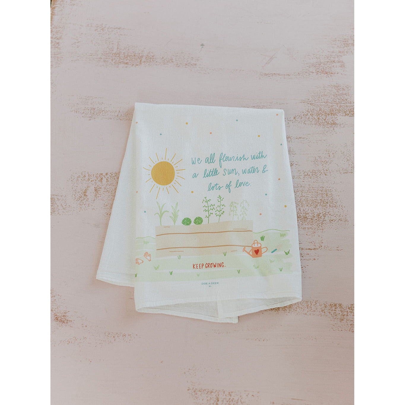 We All Flourish • Flour Sack Towel