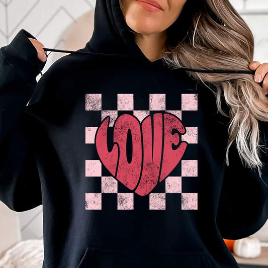 Love checker valentine tee