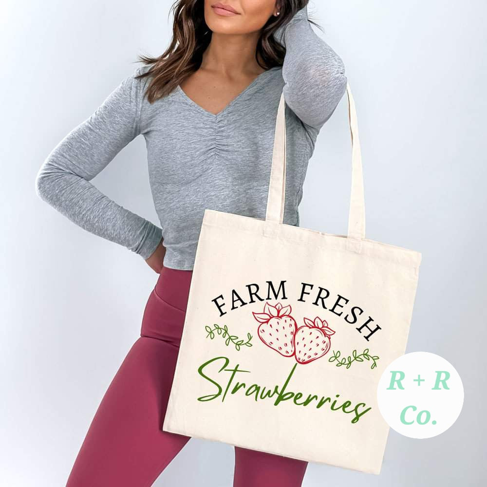 Reusable Organic Canvas Tote Bags