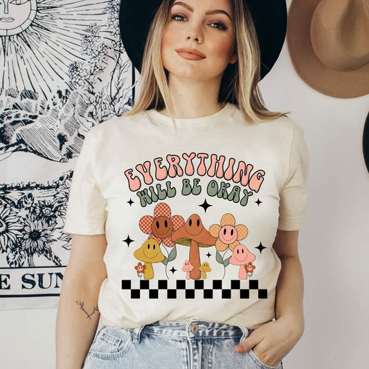 Retro mushroom tshirt