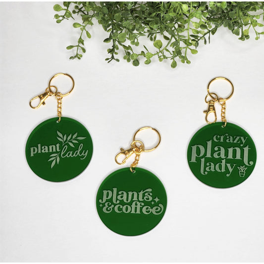 PLANT LADY KEYCHAINS