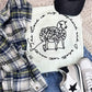 THE LORD IS MY SHEPHERD PUFF PRINT W/ SLEEVE DESIGN