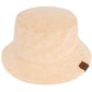 Tan terry cloth bucket cloth