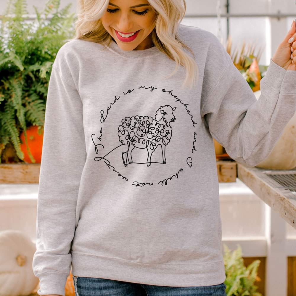 Faith shirt the lord is my shepherd quote 