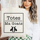 Goat head totes ma goats quote tote bag