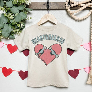 Skateboard heartbreaker valentine's tee